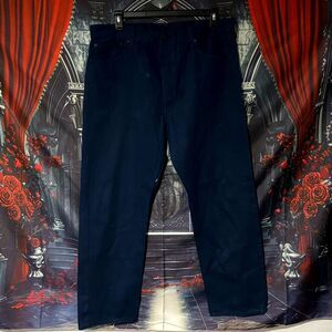 Levi's 501 Straight Jeans Men's 38x30 Blue Cotton Denim Button Fly Workwear